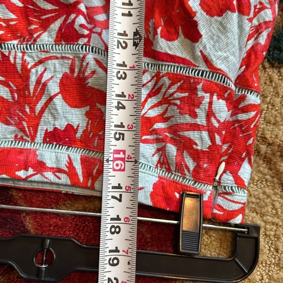 Banana Republic Red Candy Floral Skater Mini Skirt - Picture 10 of 11